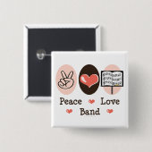 Taste "Peace Liebe" Button (Vorne & Hinten)