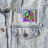 Taste "Peace sign" (Regenbogenviertel) Button (Beispiel)