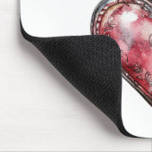 Taste "Red Heart" Mousepad (Ecke)