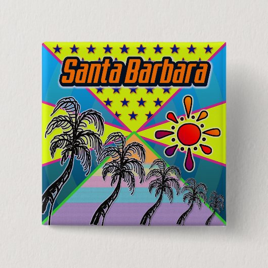 Taste "Santa Barbara Freedom" Button (Vorderseite)