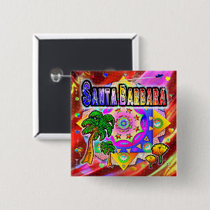 Taste "Santa Barbara Tropical Friends" Button