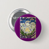 Taste "Serenity Prayer Angel Art Painting" Button (Vorne & Hinten)