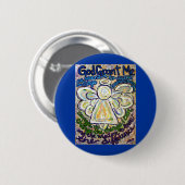 Taste "Serenity Prayer Angel Art Painting" Button (Vorne & Hinten)