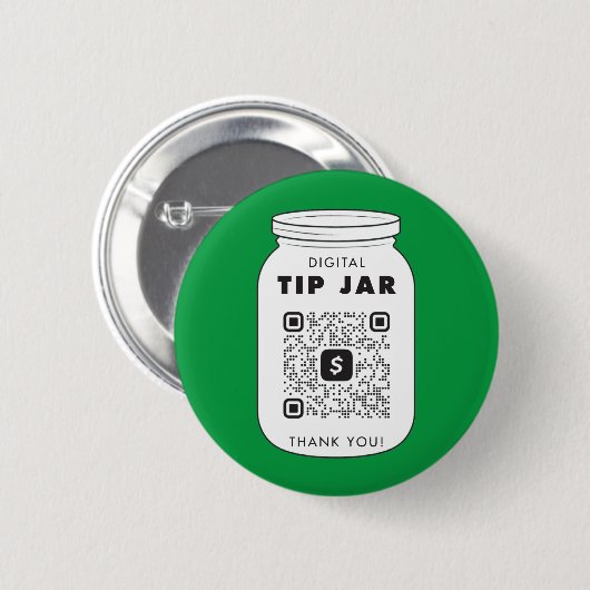 Taste "Venmo" oder "Cash App QR" Tipp Jar Button (Vorne & Hinten)