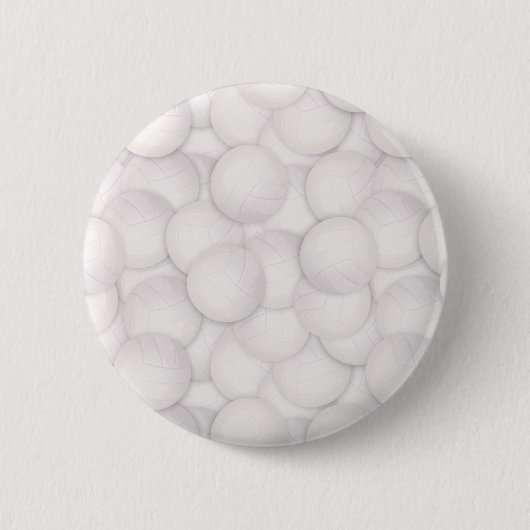 Taste Volleyball-Muster Button (Vorderseite)