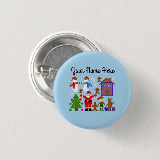 Taste "Weihnachten" Ansammlung #2 Button (Vorne & Hinten)