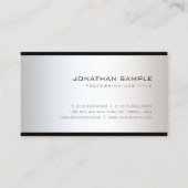 Tasteful intelligenter beruflicher visitenkarte (Vorderseite)
