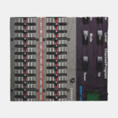 Tasten auf einem Tonmischer im Aufnahmestudio. Fleecedecke (Vorderseite (Horizontal))