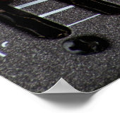 Tasten auf einem Tonmischer im Aufnahmestudio. Poster (Ecke)