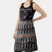 Tasten auf einem Tonmischer im Aufnahmestudio. Schürze (InSitu)