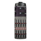 Tasten auf einem Tonmischer im Aufnahmestudio. Thermosbecher (Vorderseite)