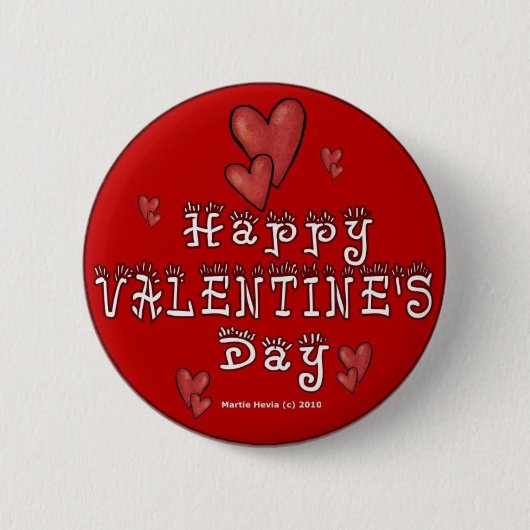 Tasten/Buttone am Valentinstag (1) Button (Vorderseite)