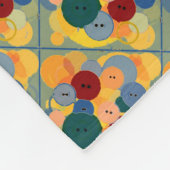 Tasten Fleecedecke (Ecke)