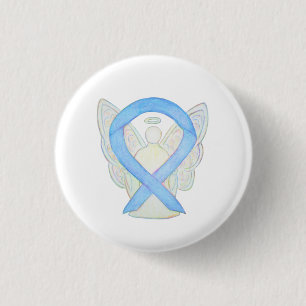Tasten für das Light Blue Awareness Ribbon Angel A Button