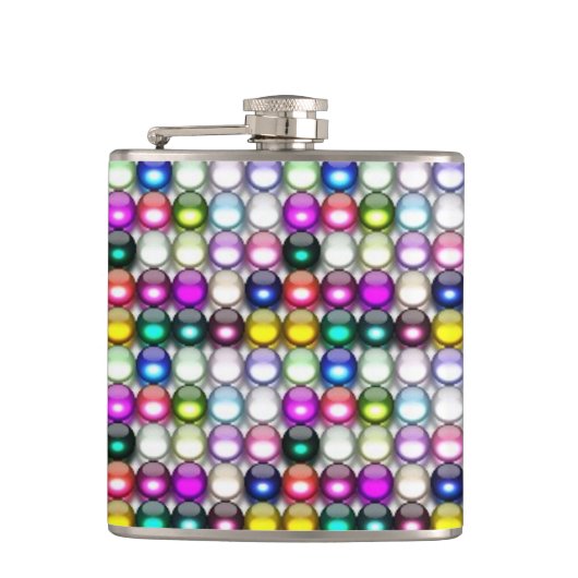Tasten Galore 1 Wrapped Flask Flachmann (Vorderseite)