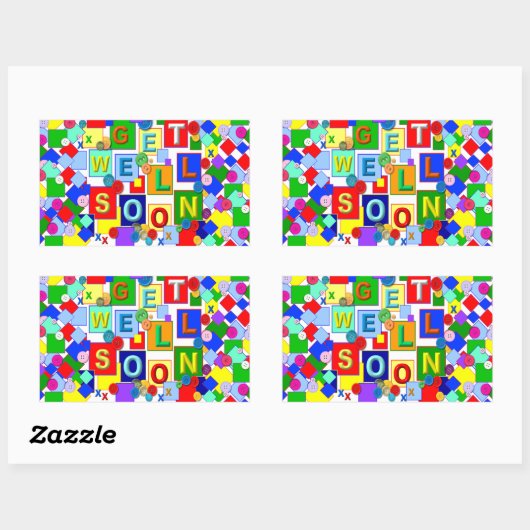 TASTEN ~ Gut aufklebern Rechteckiger Aufkleber (Blatt)