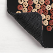 Tasten - Kunstfotografie Mousepad (Ecke)
