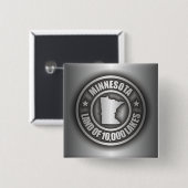 Tasten "Minnesota Steel" Button (Vorne & Hinten)