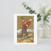 Tasten Raven Gloss Shoe Dressing Postkarte (Stehend Vorderseite)