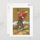 Tasten Raven Gloss Shoe Dressing Postkarte (Vorne/Hinten)