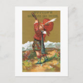 Tasten Raven Gloss Shoe Dressing Postkarte (Vorderseite)