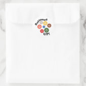 Tasten Runder Aufkleber (Tasche)