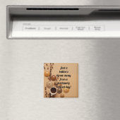 Tasten und frisch gebrühter Kaffee Magnet (In Situ (Geschirrspüler))