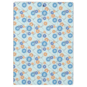 Tasten und Nähnadeln Klemmbrett (Rückseite)