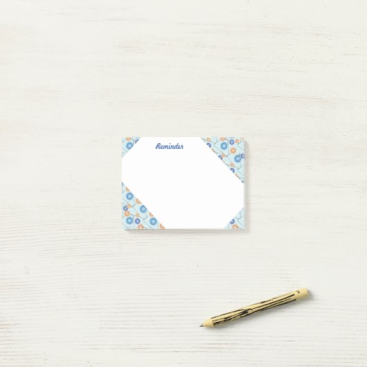 Tasten und Nähnadeln Post-it Klebezettel (Auf Schreibtisch)