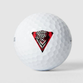 Tastenanschlag für das rote Dreieck Golfball