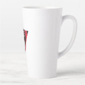 Tastenanschlag für das rote Dreieck Milchtasse (Rechts)