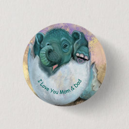 Tastenanschlag für Elefanten - I Liebe MAMA & VATE Button