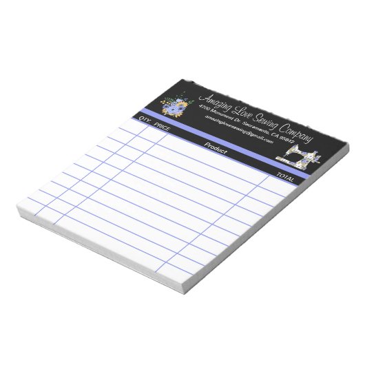 Tastenanschlag Maschine 2 Verkaufsbeleg Notepad Notizblock (Rotiert)