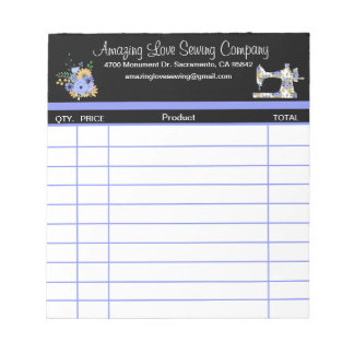 Tastenanschlag Maschine 2 Verkaufsbeleg Notepad Notizblock