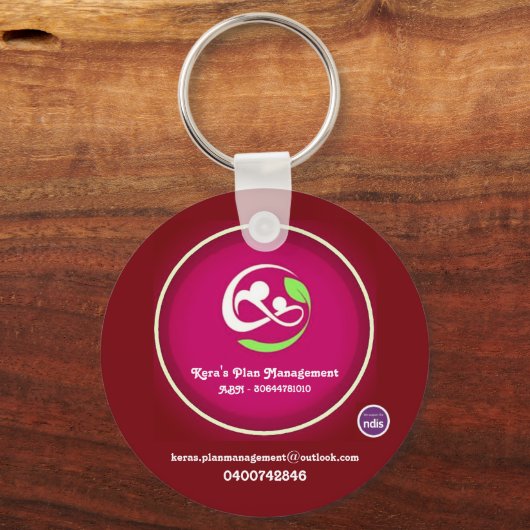 Tastenanschlag Schlüsselanhänger (Vorderseite)