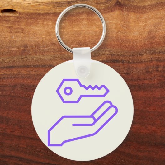 Tastenanschlag Schlüsselanhänger (Rückseite)