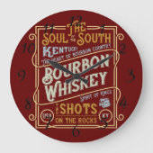 Tastenanschlag-Wohngestaltung Große Wanduhr (Vorderseite)