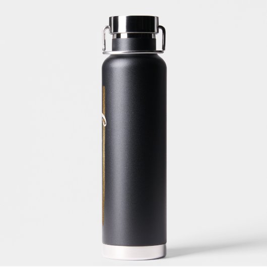 Tastenanschläge für Goldene Pinselstriche - Namens Trinkflasche (Rückseite)