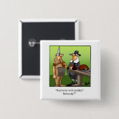 Tastengeschenk für den unglaublich witzig Erntedan Button (Vorne & Hinten)