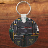 Tastenkette für die Coole Leiterplattenplatine Schlüsselanhänger (Vorderseite)