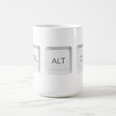 Tastenkombination CTRL ALT DEL für SlipperyJoe Kaffeetasse (Mittel)