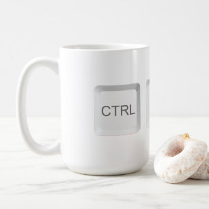 Tastenkombination CTRL ALT DEL für SlipperyJoe Kaffeetasse