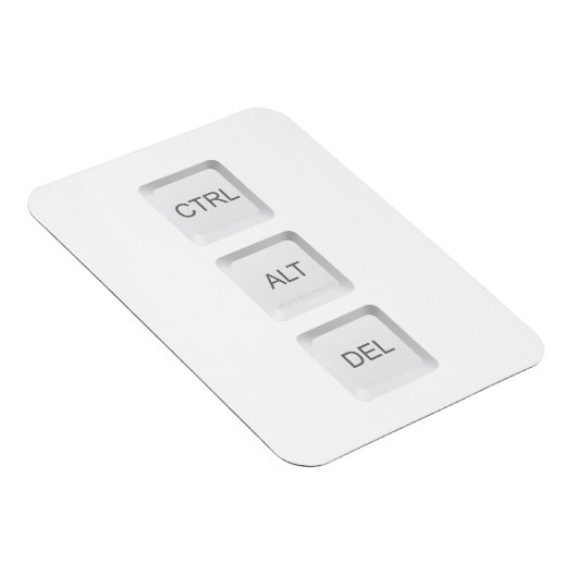 Tastenkombination CTRL ALT DEL für SlipperyJoe Magnet (Rechte Seite)
