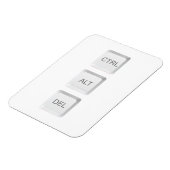 Tastenkombination CTRL ALT DEL für SlipperyJoe Magnet (Linke Seite)