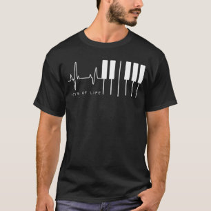 Tastenkombination für das Live-Piano T-Shirt