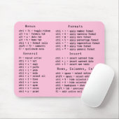 Tastenkombination für das Tabellenkalkulationsprog Mousepad (Mit Mouse)