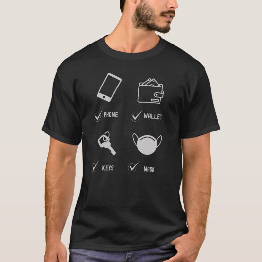 Tastenkombination für die digitale Brieftasche T-Shirt (Vorderseite)