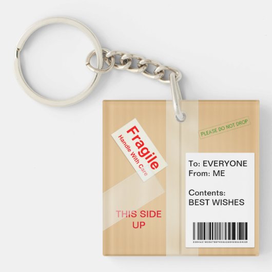 Tastenkombination für Miniaturauslieferung Schlüsselanhänger (Vorderseite)