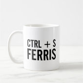 Tastenkombination STRG + S (Gerettet) Riesentastat Kaffeetasse (Links)