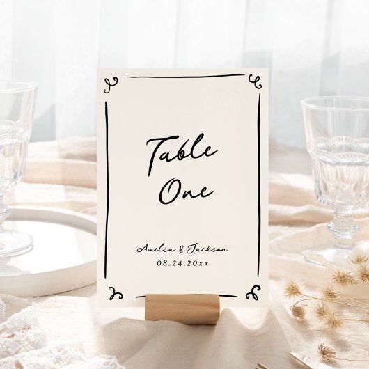 Tastenkombination Tischnummer